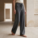 Florence Wide Leg Pants - Grey