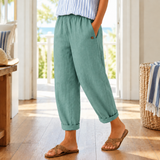 Giselle Relaxed Pants - Turquoise