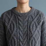 Vivienne Cable Knit Sweater - Lead Product Detail