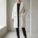 Alessia Teddy Coat - White